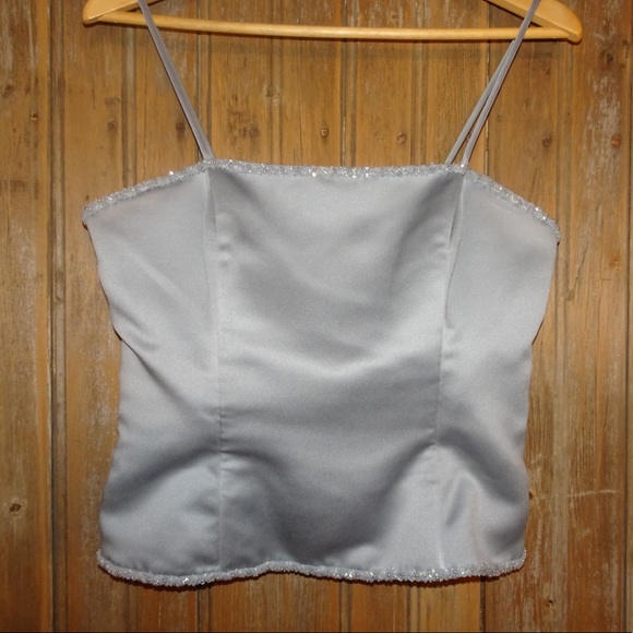 Alfred Angelo satin two piece bridesmaids dress. - Picture 5 of 5